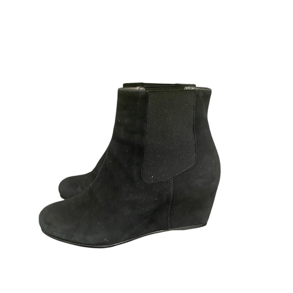 Stuart Weitzman Black Suede Nusocks Ankle Boots size 7 - Picture 3 of 7